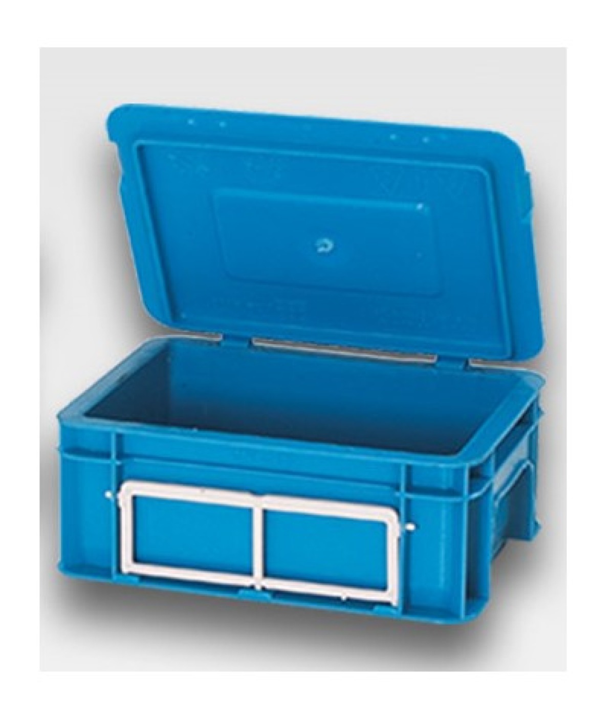 Caixa RL-KLT 2158 com tampa e porta etiqueta